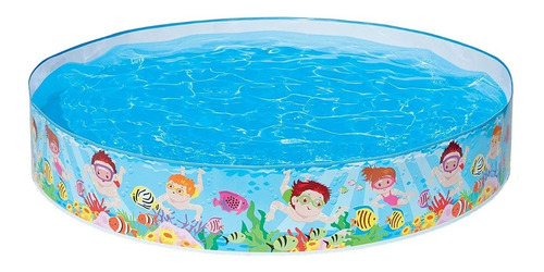 Pileta  Redonda Rígida Infantil Intex Beach Days 152 X 25 Cm