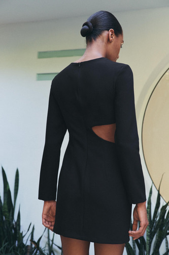 Zara - Vestido Cut Out Mini Dress - Talle Xs Nuevo Importado