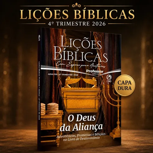 Revista Lições Bíblicas Adultos - Ebd - Professor Capa Dura