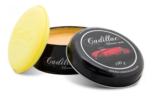 Imagem 4 de 6 de Cera Cadillac Cleaner Wax 150g Limpeza Proteção Brilho