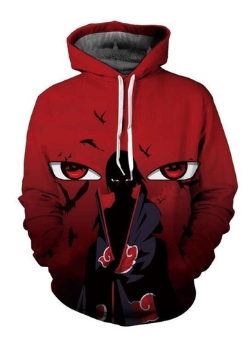 Sudadera 3d Naruto , Kakashi. Itachi 