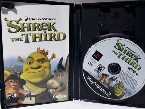 Shrek The Third Para Playstation 2 Ps2 Dreamworks Completo