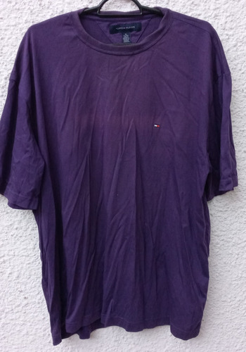 Remera Violeta Tommy Hilfiger Talle Xl.