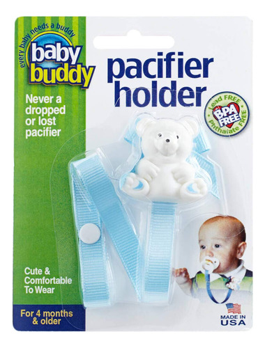 Baby Buddy Soporte Para Chupete De Oso Que Se Ajusta A Paci,