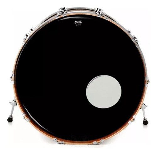 Parche Remo Asia En-1024-es De 24 Ebony Sound-hole 1 Capa