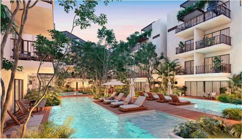 Departamento Tipo Pentouse En Venta En Tulum, Costa Caribe, Equipados.