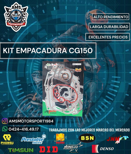 Kit Empacadura Cg150