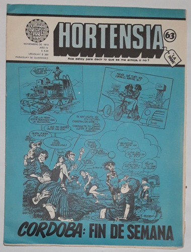 Revista Hortensia #63 Noviembre 1974