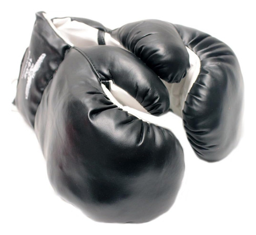 1 Par Negro 453.6 Gram De Boxeo Guantes De Boxeo Luchad...