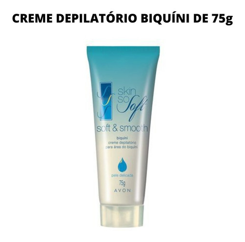 Creme Depilatório Avon Skin So Soft Para Área Íntima 75g