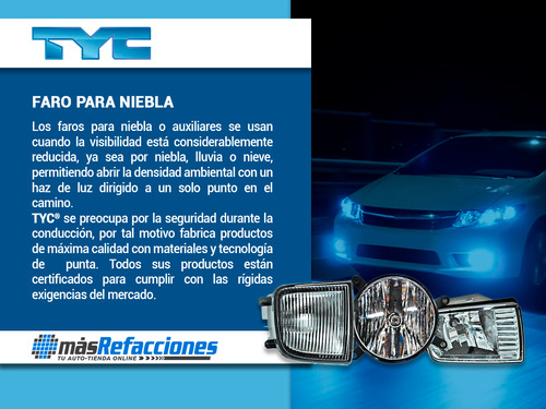 Faro Niebla Del Izq/der P/ Chrysler Pt Cruiser 06 Al 10 Tyc