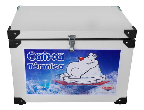 Caixa Térmica Cooler 278 Litros Interior Galvanizado Ctg-300