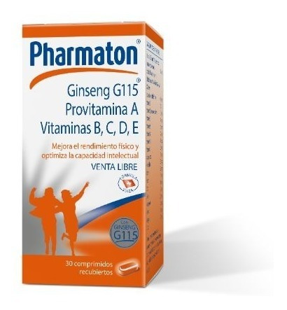 Pharmaton Ginseng G115 30 Comprimidos Recubiertos