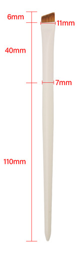 2 Piezas Cepillo De Ceja Angular Maquillaje Profesional