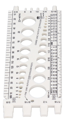 White White And Nut Identifier Gauge Thread Checker M3 To