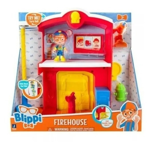 Blippi Fire House Quartel De Bombeiro Do Blippi Candide 