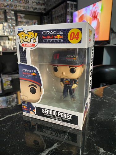 Sergio Perez 04 Funko Pop Oracle Racing Nuevo Original