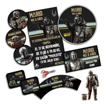 Comprar Kit Imprimible Mandalorian Personalizado Cumpleaños Candybar