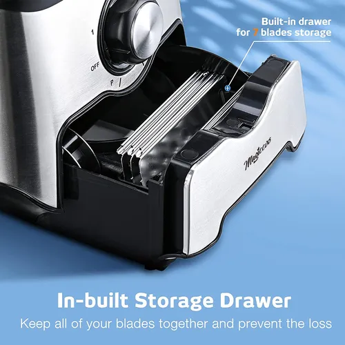 Procesador De Alimentos Magiccos Fp408 De 14 Tazas Con Cajón