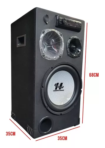 Caixa De Som Bob Residencial Amplificada Shutt 6 Polegadas 400w +