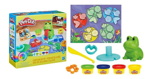 Play-doh Primeras Creaciones Rana Y Colores Hasbro