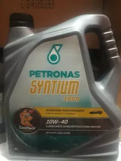 Aceite Petronas Syntium 1000 Semisintetico 10w40 X4lts