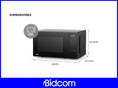 Microondas Digital Atma Matdb20cn De 700w 20lts