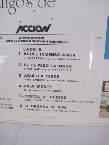 Lp Felicidades 78 Varios Artistas Bolero-cumbia 1977 Seminue (Usado)
