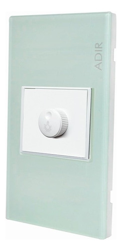 Placa Armada Dimmer Atenuador Tiffany Cristal Aqua Adir 4121