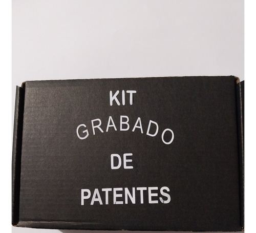 Kit Completo Para Grabar Patentes 