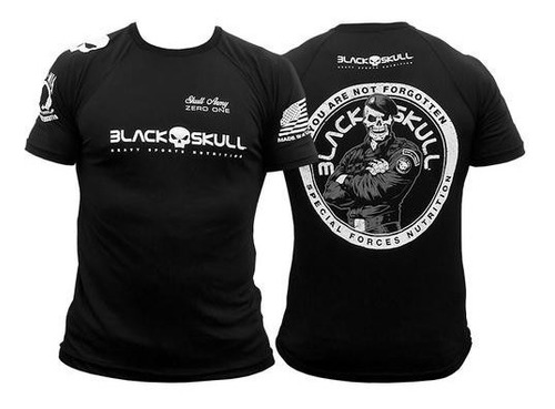 Camiseta Dry Fit Modelo Bope - Black Skull - Original