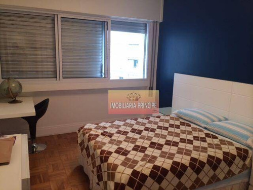 Imagem 16 de 17 de Apartamento Com 3 Dormitórios E 1 Vaga De Garagem Para Alugar, 130 M² Por R$ 8.500/mês - Higienópolis - São Paulo/sp - Ap1159
