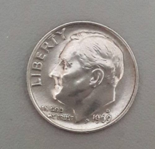 One Dime (10 Cents) Roosevelt Dime 1969d