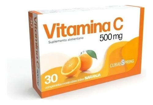 Vitamina C 500mg X 30 Comprimidos Masticables