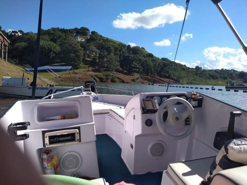 Lancha Coral 18 Motor 115 Hp Johson Muito Boa