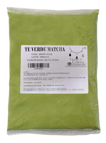 Te Verde Matcha O Macha 500g En Polvo 100% Puro Sin Azucar