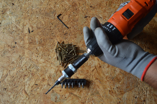 Set Craftzman 15 Pz - Drill Flip Drive - Avellanador