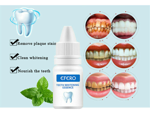 Esencia Blanqueadora Dental Efero Limpeza Higiene Oral Remov