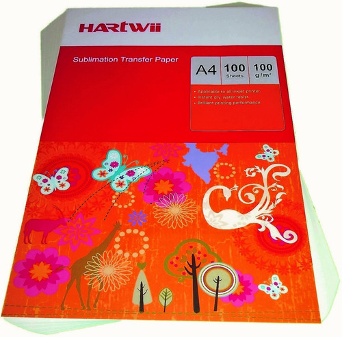 Papel De Sublimación Profesional Original Hartwii A4 200h