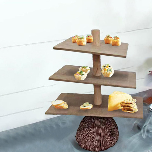 Soporte Para Aperitivos En Forma De Escoba, Estante Para