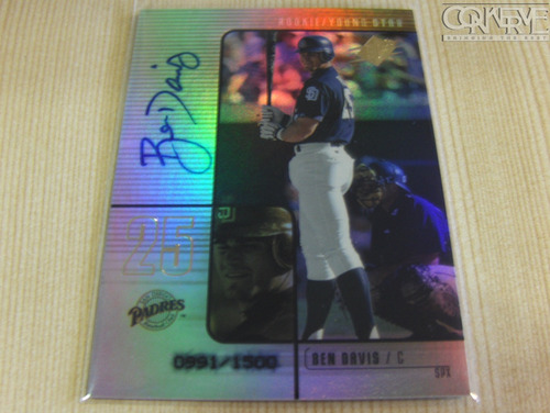 Barajita Ben Davis Rookie Auto Numerada Upper Deck Spx 2000