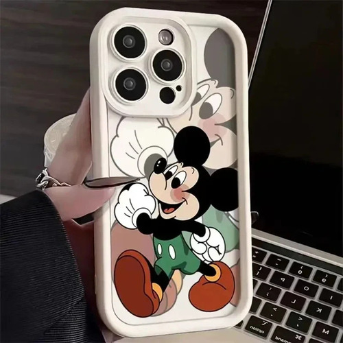 Funda De Teléfono De Silicona Suave De Mickey Mouse For Iph