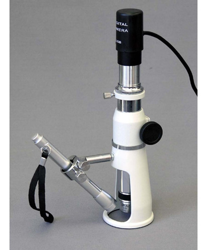 Amscope H100 Handheld Soporte Measuring Microscopio, 100 X A