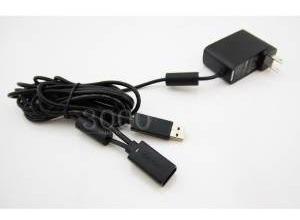 Usb Sensor Kinect Microsoft Xbox 360 Ac Cable Adaptador De C