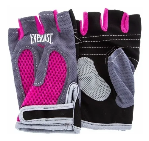 Guantes Gimnasio Everlast Femenino Mujer Crossfit Gym Pesas