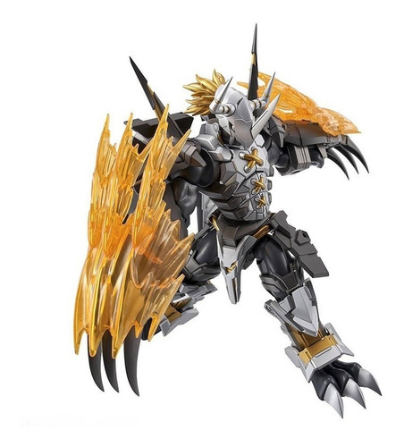 Boneco Black Wargreymon Amplified Digimon Bandai Figure-rise