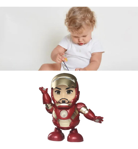 Juguete Robot Musical Interactivo De Personaje Iron Man
