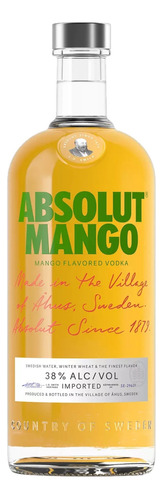 Vodka Absolut Mango 1 Litro - Sabor Manga