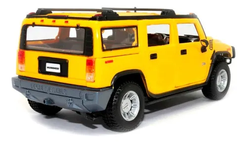 Miniatura Hummer H2 Suv 2003 Yellow Maisto 1/27