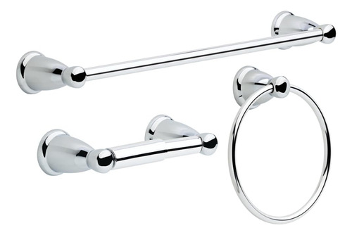 Set De Accesorios De Baño Franklin Brass 3u Cromo Pulido